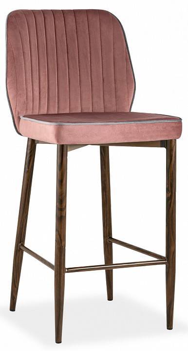 Стул барный Stool Group Лоренс MC72C VELVET HLR-44/ HLR-20EdgeDUAL пыльно-розовый