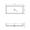Раковина Abber Rechteck AC2219 80 см, белая фото 5