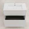 Тумба с раковиной Style Line Лима 90 напольная, белый матовый фото 5