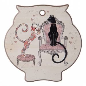 Подставка под горячее АРТИ-М Парижские коты 358-1755 (16x16x1 см)