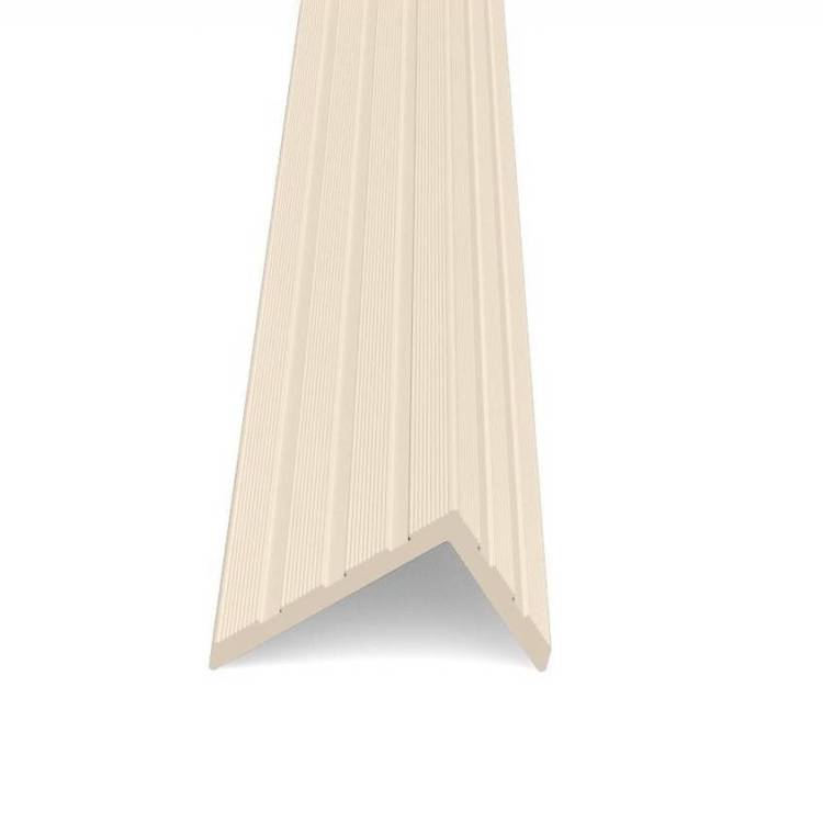 Уголок Lecole ДПК декоративный Wide Жемчужно-белый 4000x60x40