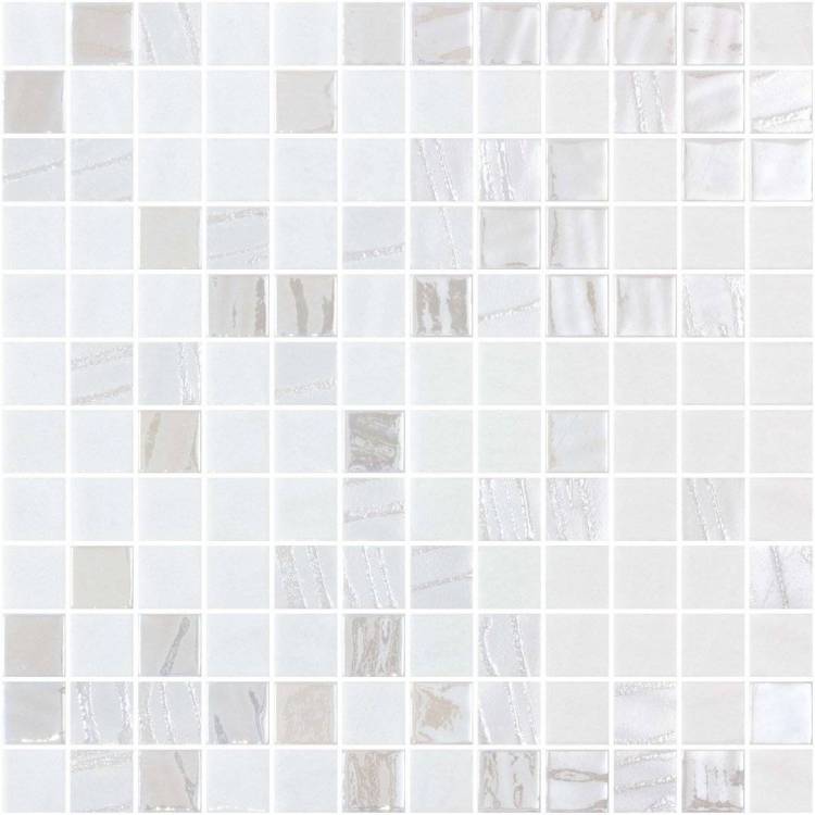 Мозаика Onix Glass Iridis White (2.5x2.5) 31.1x31.1