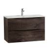 Тумба с раковиной BelBagno MARINO-CER-MINI 80 подвесная, Rovere Nature Grigio фото 2