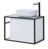 Тумба под раковину Aquanet Nova Lite Loft 75 R 261649 белый фото 4