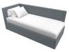 Кровать Лига Диванов Лига-039 123141L серый левая 90x200 фото 5