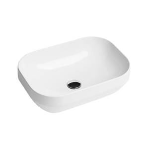Раковина накладная AXA Decus 8520001 прямоугольная 500х350х150мм, White Glossy