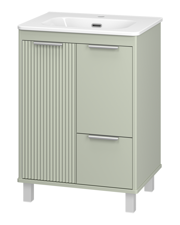 Тумба с раковиной Brevita Рисака УТ000026418 Фисташковая, 60 см