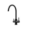 Смеситель для кухни Sancos Taper SC4012MB с возможностью подключения фильтра для воды, черный матовый