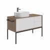Мебельная раковина Kerama Marazzi Artbasin Sabbia 50 накладная, белая глянцевая фото 4