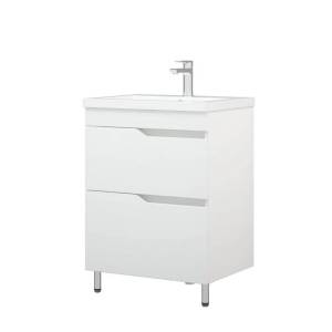 Тумба с раковиной Corozo Теона 60 Z2 напольная, белый