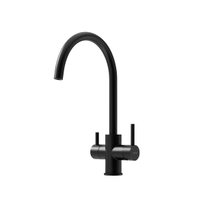 Смеситель для кухни Sancos Taper SC4012MB с возможностью подключения фильтра для воды, черный матовый