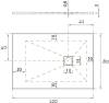 Поддон для душа Aquanet Pleasure ATS-120x80U-W с сифоном фото 10
