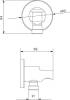 Шланговое подключение Iddis Built-in Shower Accessories 003BL01i62 с держателем, черное фото 4