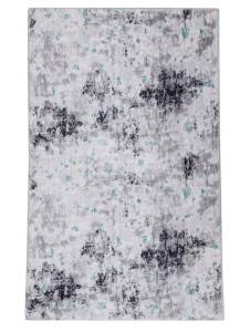 Ковер Plato Hali Parantez Class 9162 CESME 4071 GREY&EMERALD Прямоугольник 1.2x1.7