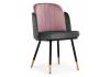 Стул Woodville Penelopa 15417 dark gray, pink, black, gold