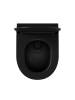 Унитаз подвесной Watersense Milana S W00080 безободковый, сиденье микролифт, черный матовый фото 14