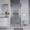 Душевой уголок Niagara Nova NG-65-9CH-CH80-34 профиль хром, стекло шиншилла, 90x80x195 фото 4