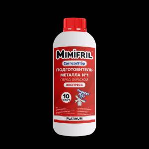 Высокоэффективный быстродействующий очиститель Finlux CorrozoStop Mimifril бесцветный 0.5 кг