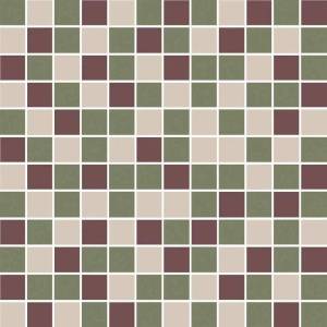 Мозаика Kerama Marazzi Темари KMD2MSM011MN мозаичный микс зелёный. бордовый. бежевый светлый матовый 29.8x29.8