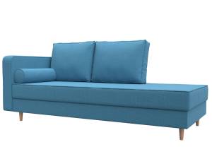 Кушетка Лига Диванов Прайм 125778L амур голубой, левая