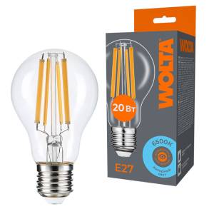 Светодиодная лампа Wolta Filament WF-A60-20W6KE27