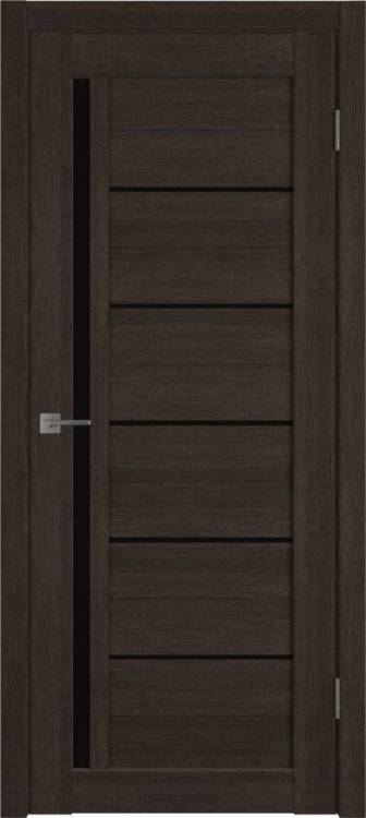 Межкомнатная дверь Владимирская Фабрика Дверей Atum 1 Wenge стекло Black Gloss 600x2000