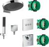 Душевой комплект Hansgrohe Rainfinity 360 (3 jet) 26234000 + 26857000 + 26455000 + 15761000 + 15764000