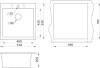 Комплект Paulmark Praktisch PM105152-BLM черный металлик + Смеситель Paulmark Kassel Ka214311-418 для кухонной мойки, черный металлик фото 7