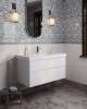 Мебельная раковина Kerama Marazzi Cubo 100 подвесная, белая глянцевая фото 3