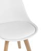 Набор из 4 стульев Stool Group Frankfurt New Y863-V seat white X4 белый фото 3