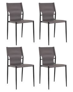 Набор из 4 стульев Stool Group West EL-2 grey X4 серые