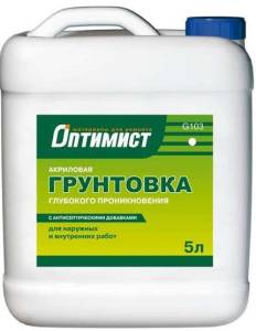 Грунтовка для внутренних работ 