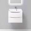 Тумба с раковиной BelBagno Marino 60 bianco lucido, подвесная