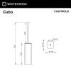 Ёршик WHITECROSS Cubo CU2476GLB напольный, брашированное золото фото 2