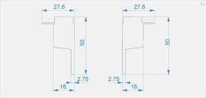 Заглушка Deko-Light End Cap H-EL-03-10 Set 2 pcs 979211