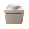 Тумба с раковиной Sintesi STL.W7019_00004151975 подвесная, белый глянцевый