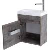 Тумба с раковиной BelBagno Pietra Mini 46 L stone фото 6