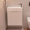 Тумба с раковиной Art&Max Liberty L, 50, подвесная, Bianco Lucido