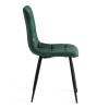 Стул Tetchair Chilly (mod. JSC-220) 21498 велюр/металл, dark green (темно-зеленый) HLR57/черный фото 2