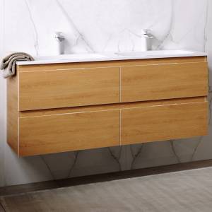 Тумба с раковиной Aqwella 5 stars Accent 120 дуб золотой