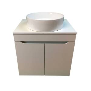 Тумба с раковиной Sintesi STL.W7019_00004151975 подвесная, белый глянцевый