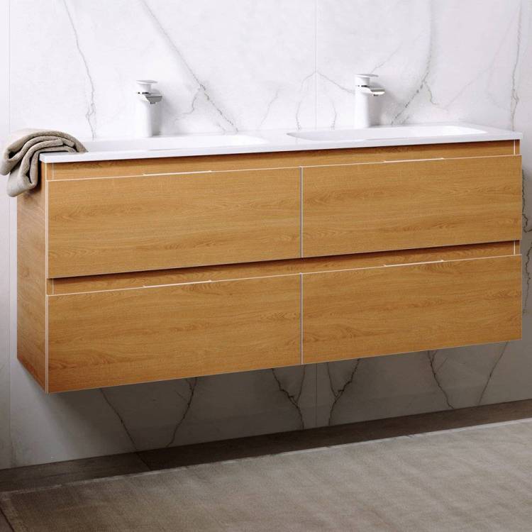 Тумба с раковиной Aqwella 5 stars Accent 120 дуб золотой