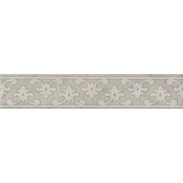 Бордюр Kerama Marazzi Ферони OS/B295/8348 Серый Матовый 5.7x30