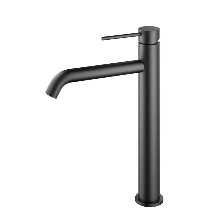 Смеситель для раковины Vincea City VBF-2C2GM вороненая сталь