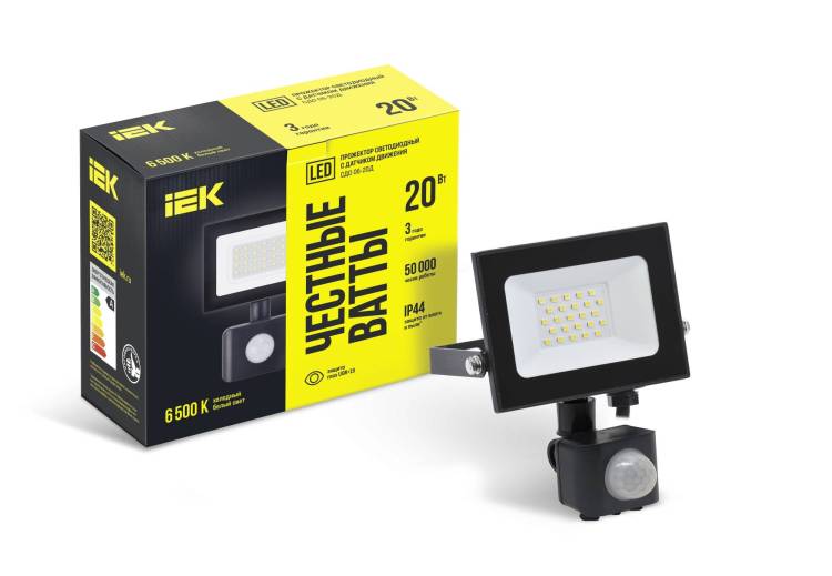 Прожектор светодиодный IEK СДО 06-20Д LPDO602-20-65-K02