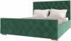 Кровать 1600х2000 НК-Мебель Интеро 72306774 Зелёный 110x169.4x220.5