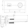 Смеситель для раковины Omnires Contour CT8015CR хром фото 4