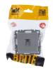 Розетка компьютерная RJ45 IEK Brite BR-K10-1-K47 алюминий фото 3