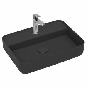 Раковина Isvea Infinity 10NF66055SV-2C 55 см, антрацит матовая