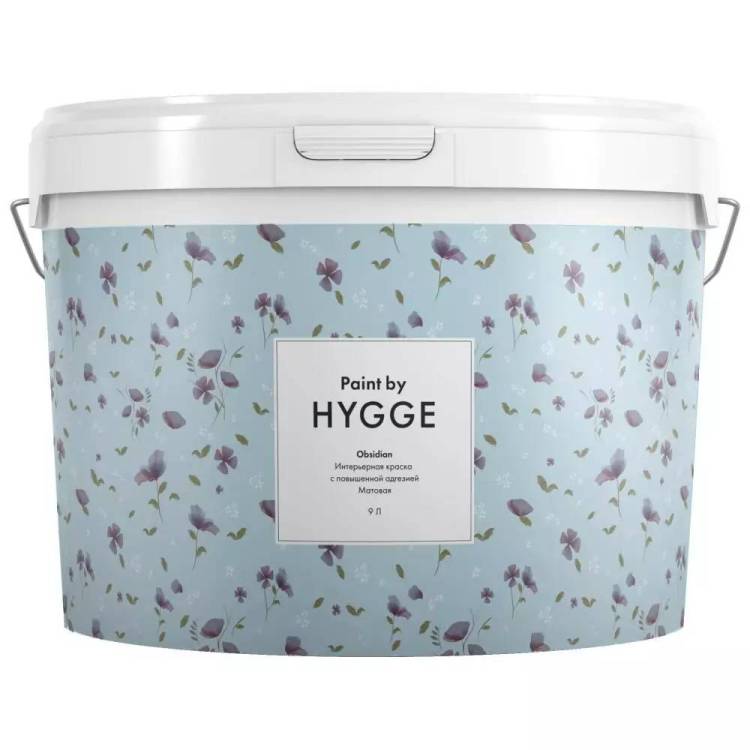 Краска интерьерная Hygge Obsidian база A 9 л